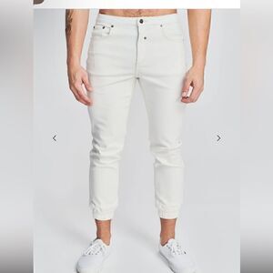 SER.O.YA DAKOTA DENIM JOGGER WHITE Size 30 New